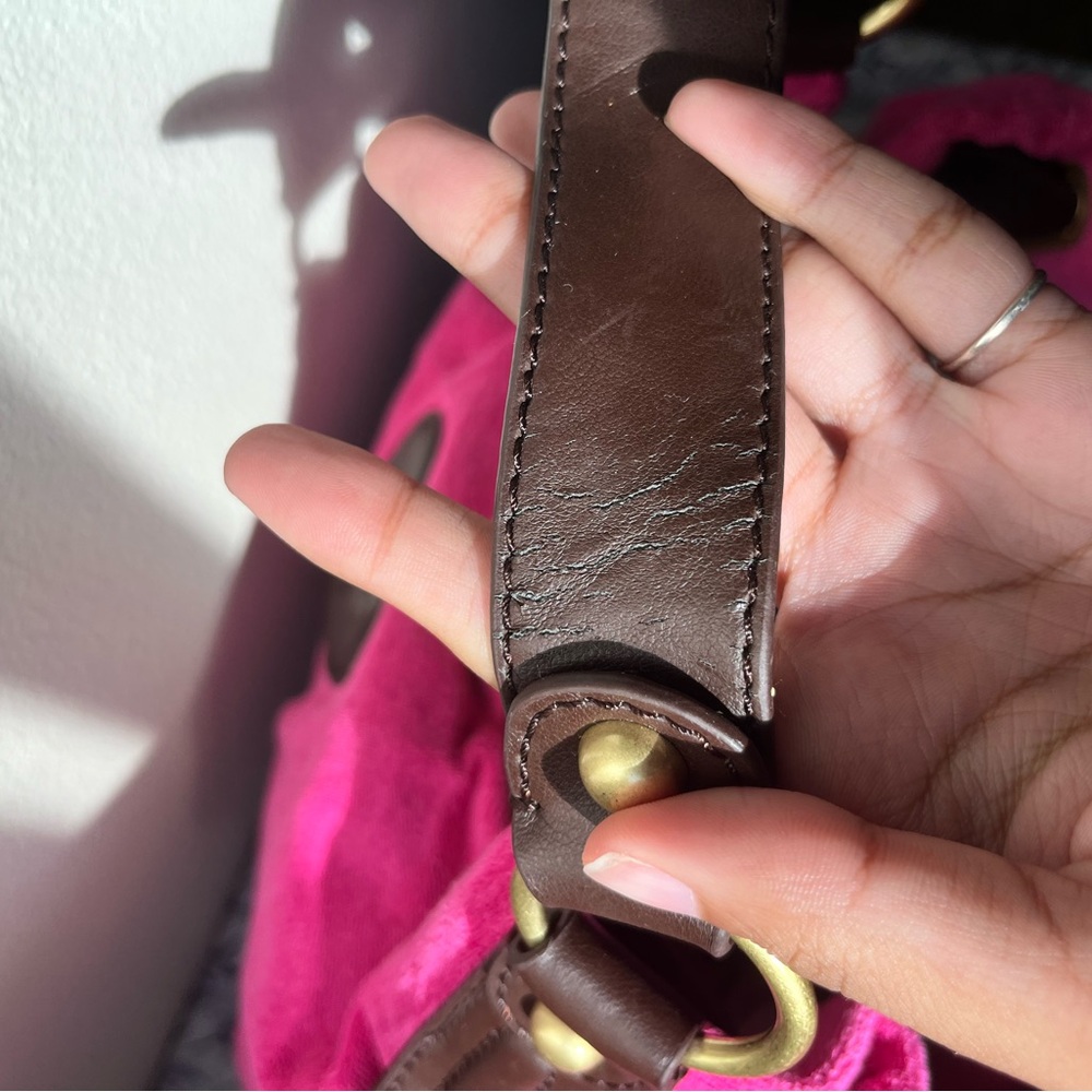 Vintage Y2K pink Juicy Couture  Daydreamer rhinestone shoulder bag - Picture 10 of 11